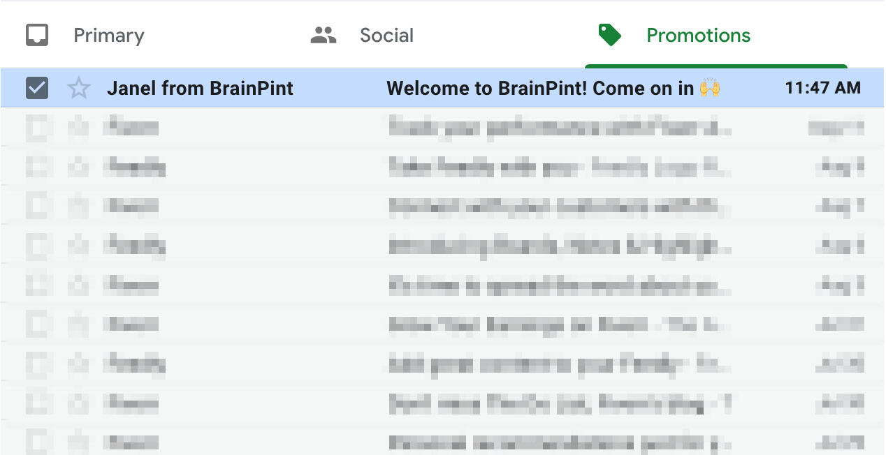 Confirmation Example